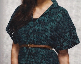 Crochet Pattern, Sleeve Wrap Cardigan, Cardigan Crochet Pattern, Wrap Cardigan, Wrap Sweater, Jade Wrap Cardigan