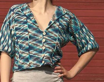 Crochet Pattren, Crochet Cardigan Pattern, Sizes Xs-5X, Pdf Pattern, Women's cardigan instant download pdf, Easy Crochet Sweater pattern