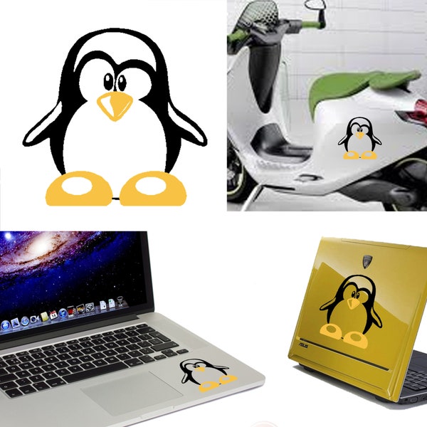 Linux vinyl sticker