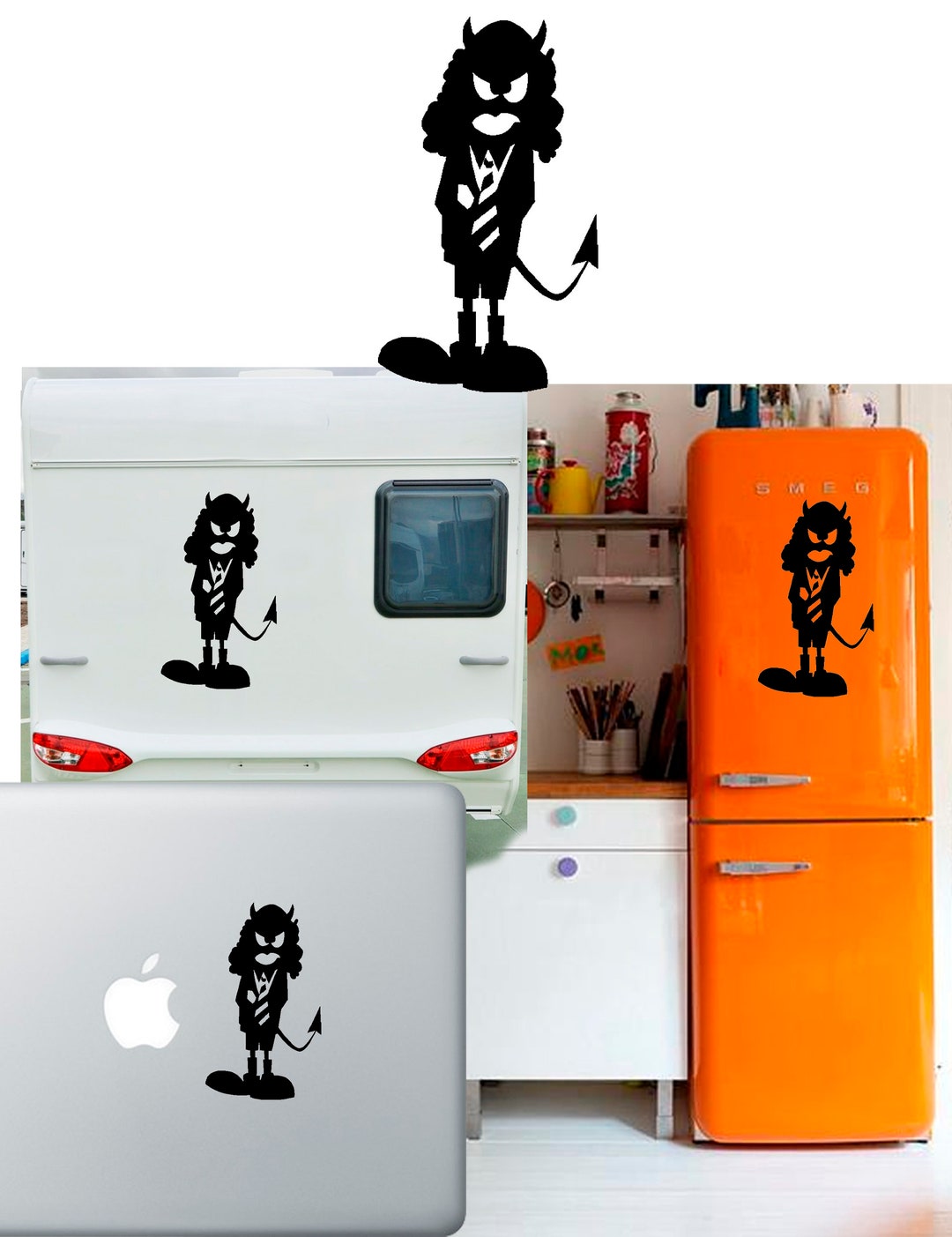 Angus Young Caricature, ACDC Vinyl Sticker - Etsy