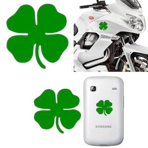 Lucky clover, vinyl sticker "luck"