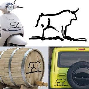 Spanish Bull Picasso Vinyl Sticker