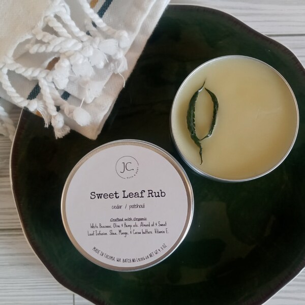 Just Care Sweet Leaf Rub / Relaxing Body Balm