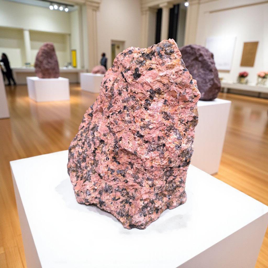 Pink Granite 3.7kg Rough Stone Mineral Crystal Rock From France - Etsy
