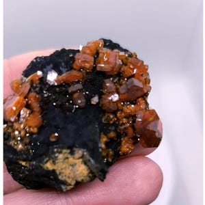 Vanadinite Crystal Limonite Matrix