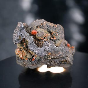 Vanadinite Crystal Limonite Matrix