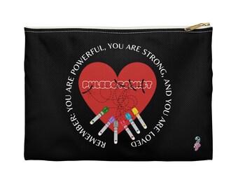 Remember phlebotomist Black Accessory Pouch