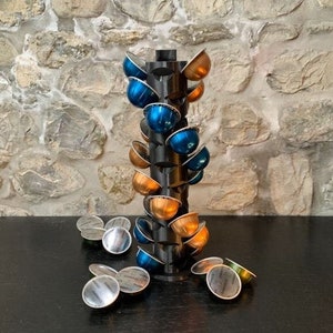 Vertuo Capsule holder / Vertuo Line pod tower / Nespresso Vertuo pod shelft / coffee lover gift / Vertical pod holder
