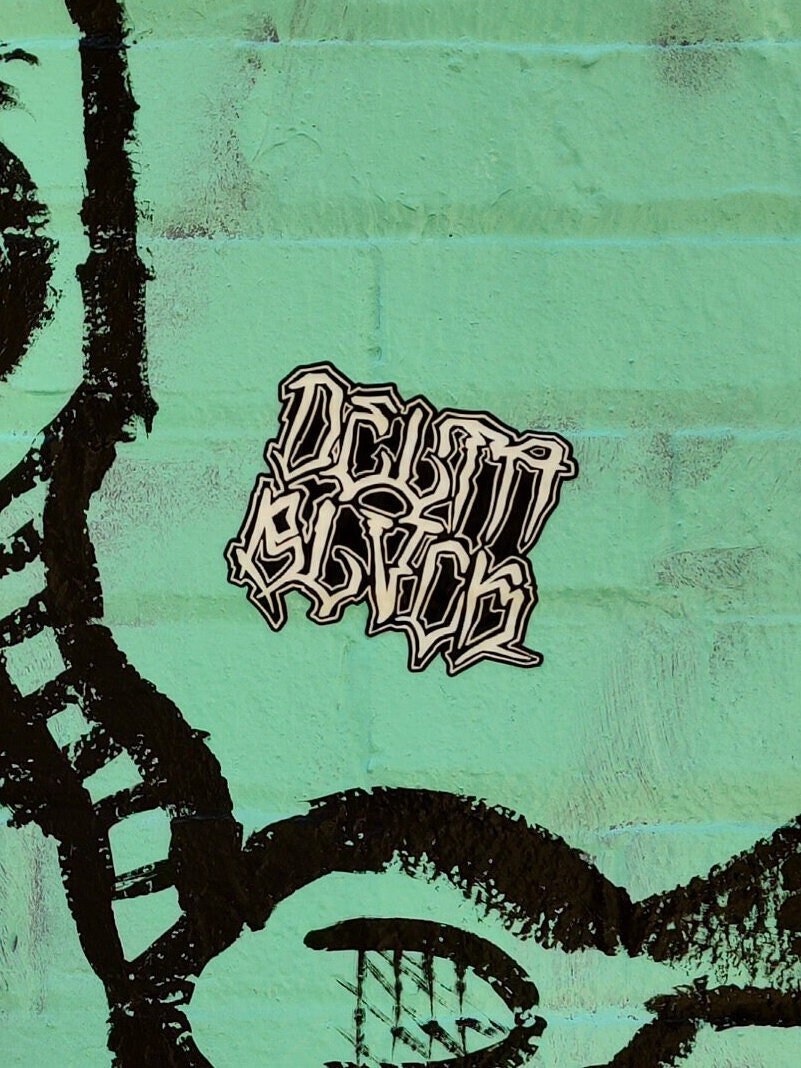 HOS X Delta Blvck GVNG Logo Sticker - Etsy