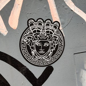 Versvce Sticker Black