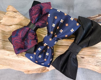 Luxury Bow Ties /Pre Tied  Bow Ties /Formal Wear / Party Wear/ Groom's Bow Ties/Best Man Bow Ties/ Communion Confirmation Christmas Gifts