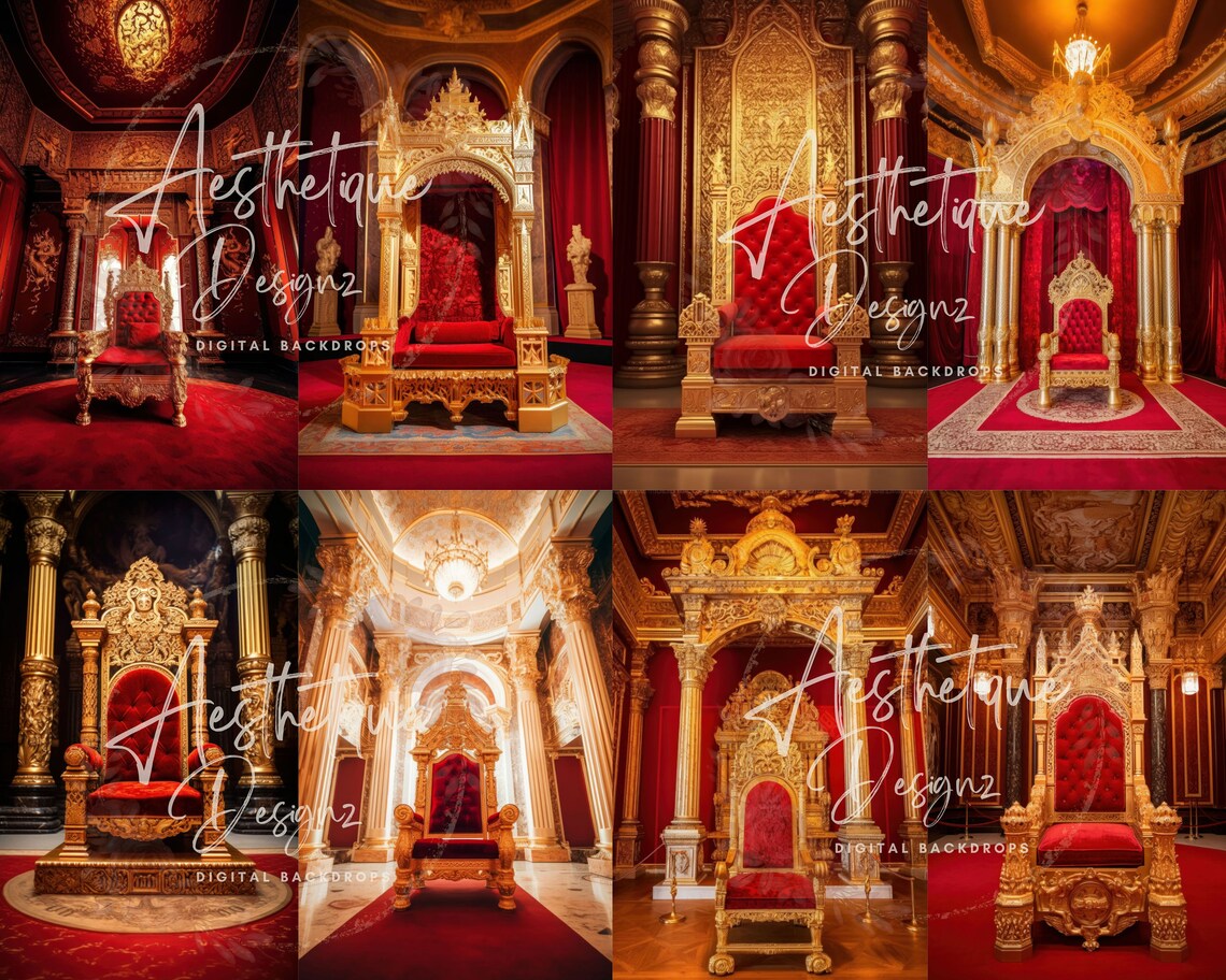 16 Royal Throne Room Digital Backdrop for Maternity Shoot Queen and ...