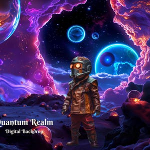 Quantum Realm Digital Backdrop for Advanced Future Space Travel Composite Images for Sci-Fi Battle Scene Creative Digital Overlay Cosmic Sky