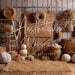 Warm Rustic Barn Studio Digital Backdrop Hay Barn Background Stable ...