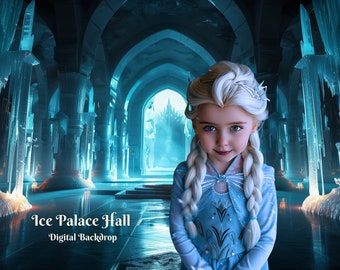 INRUI Toile De Fond Pour Photographie D'hiver La Reine Des Neiges