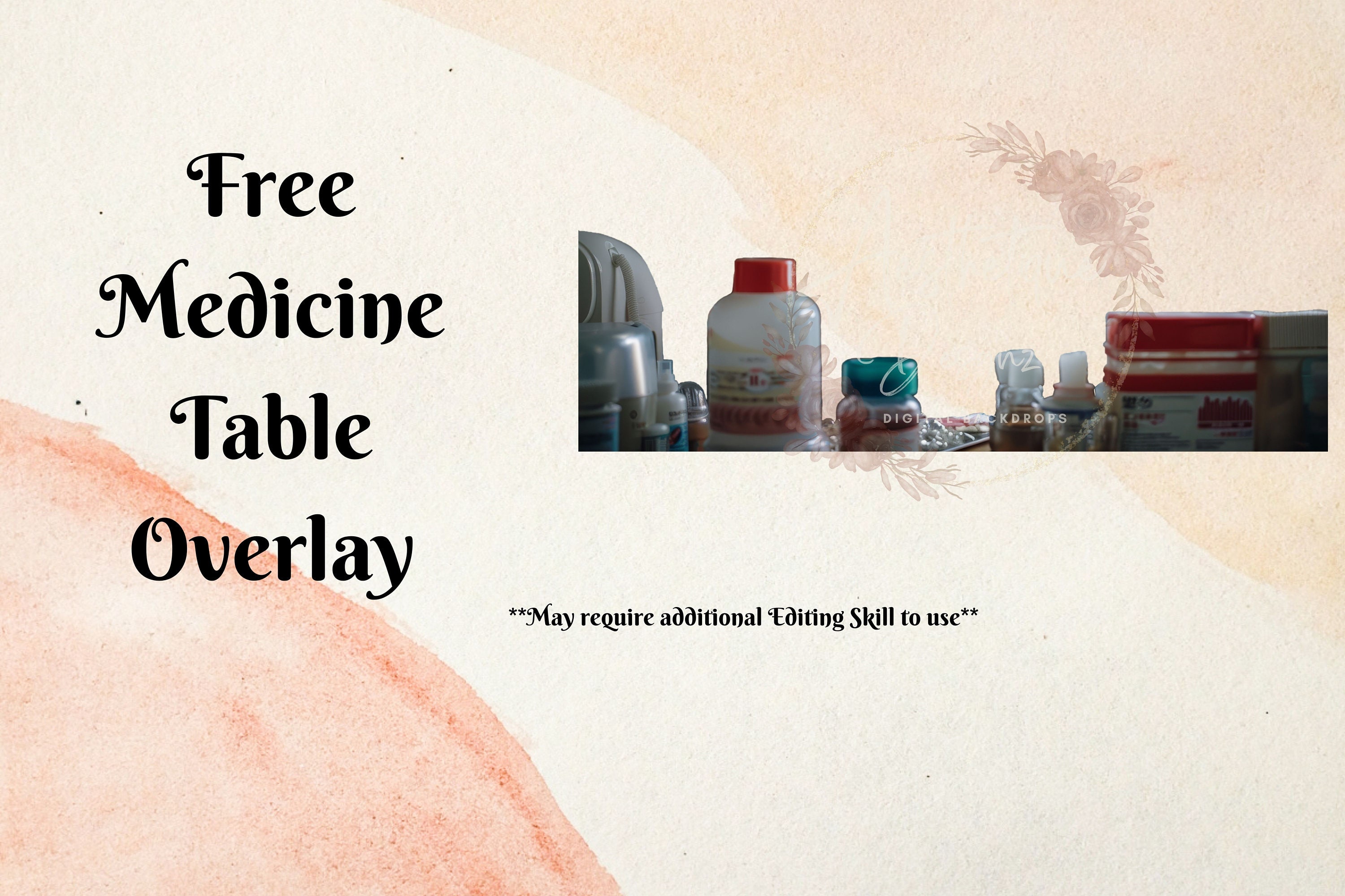 Nurse's Table Digital Backdrop Medical Assistance Background Fantasy ...