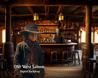 Yeele Wild West Hintergrund 3x2,4 M | Western Cowboy Saloon Bar Fotohintergrund | Vinyl Für Studio & Party