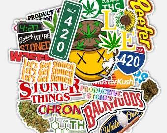 Super Stoner Sticker Pack | Ultimate 22 Piece High Quality Sticker Pack