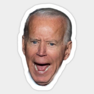 Biden Head Sticker