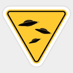 UFO-kruisingssticker