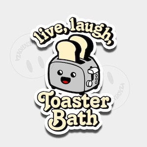 Live Laugh Toaster Bath