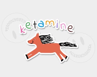 Pegatina de vinilo cortada a mano: Diseño de caballo corriendo