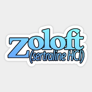 Zoloft Sticker: Water-Resistant Decal