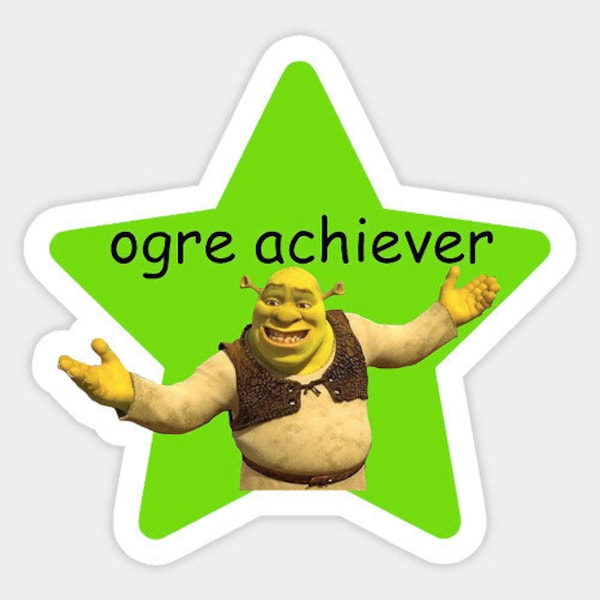 Ogre Achiever Sticker