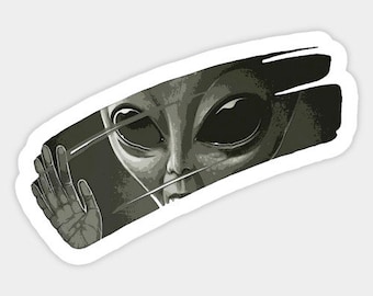We Come In Peace Sticker