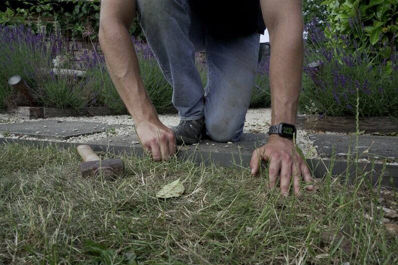Corner Edging Garden Lawn Edging Corten Edging Metal Etsy