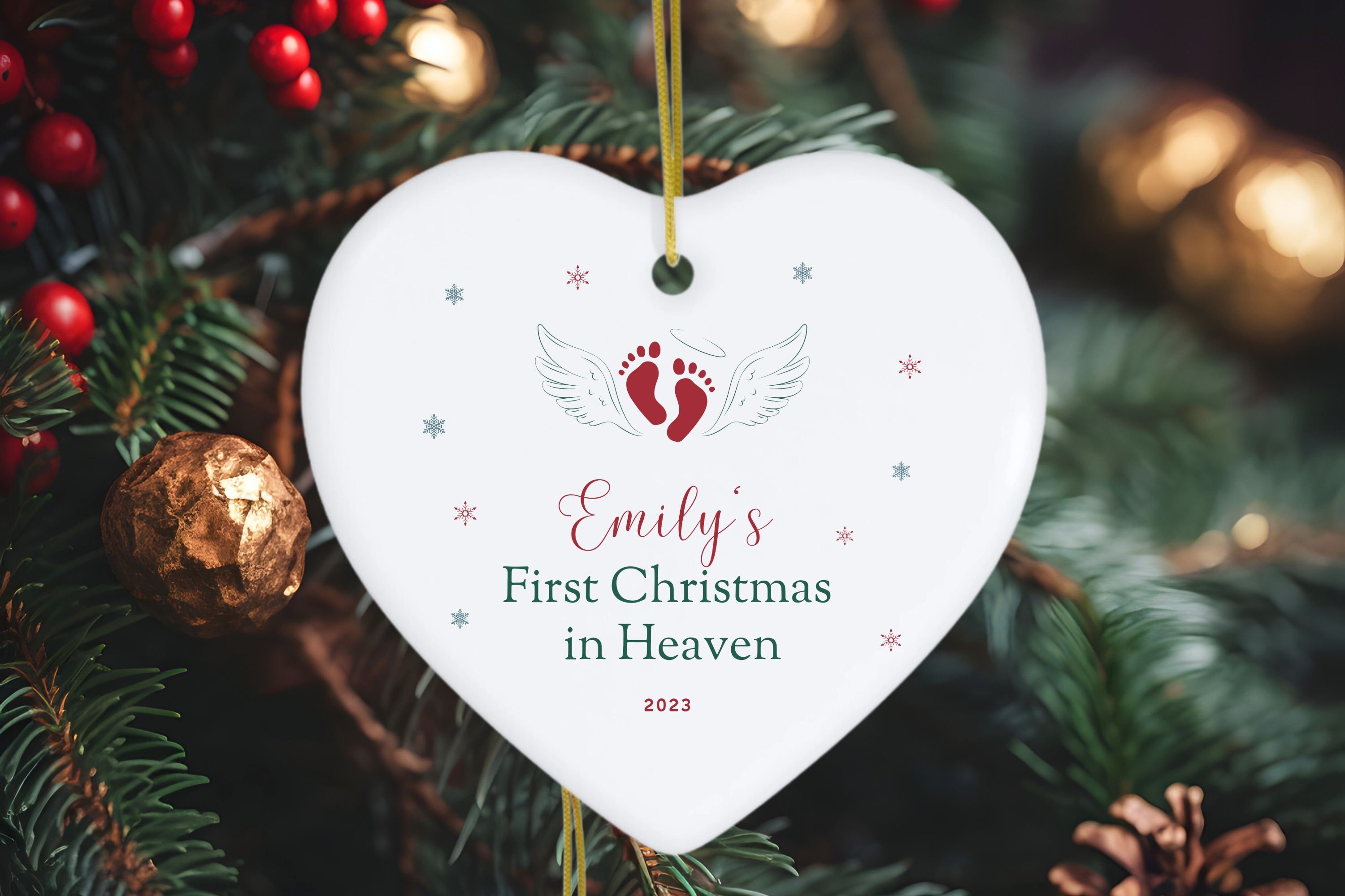 Baby First Christmas In Heaven Ornament 