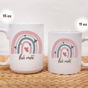 Ba Noi Mug, Grandma Mug, Mom of Dad Mug, Gift for Grandma, Vietnamese Grandmom Gift, Grandma Birthday Gift, Mother&#39;s Day Gift