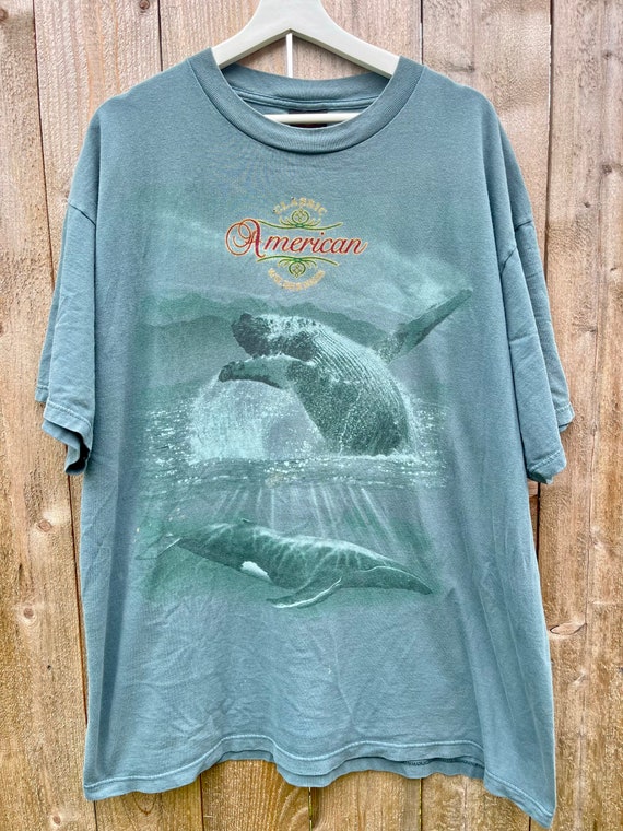 Vintage Classic American Whales Graphic Tee