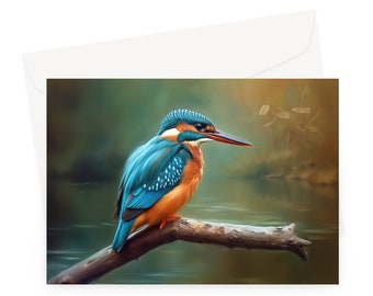 Kingfisher Greeting Card | Perfect for Fathers Day