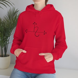 Lilith Sigil Hooded Sweatshirt Dark Goddess Shirt Demon Gift