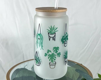 House Plant Glass Can