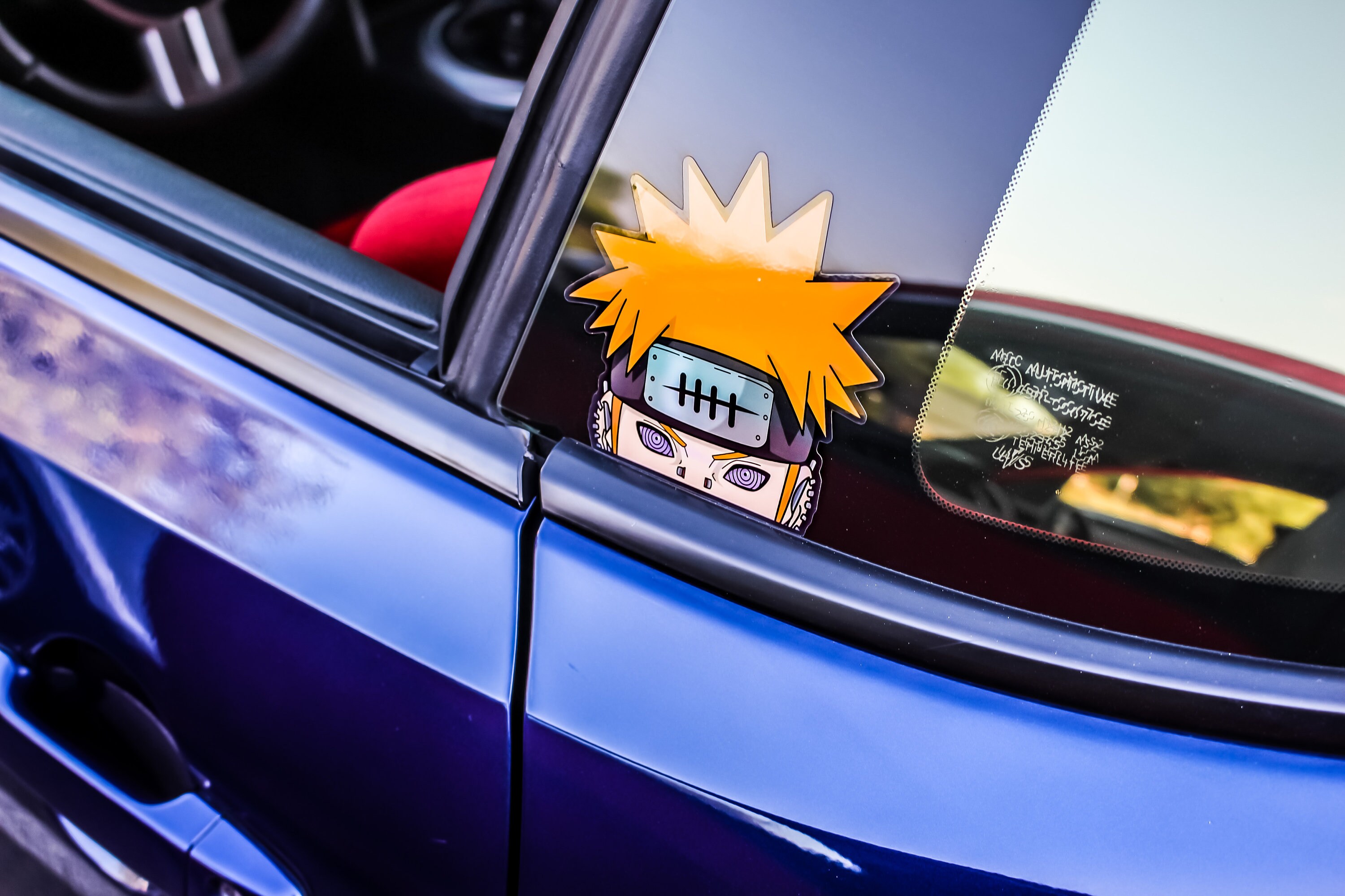 Personnalité Ninja Akatsuki Signe Autocollants de voiture en