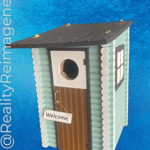 3D Printed Log Cabin Birdhouse