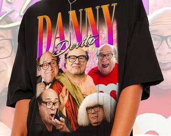 T-shirt vintage Danny DeVito, Cornerback hommage graphique à manches longues unisexe, cadeau à capuche délavé pour fans de Bootleg rétro des années 90