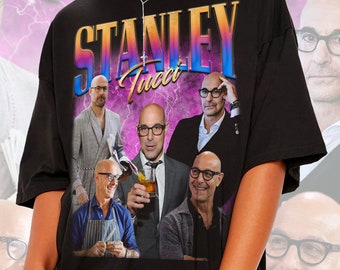 Vintage Stanley Tucci T-Shirt, Bester Freund Geburtstagsgeschenk Stanley Tucci T-Shirt, Stanley Tucci Fans Geschenk, Stanley Tucci Retro Shirt, Geschenk für ihn