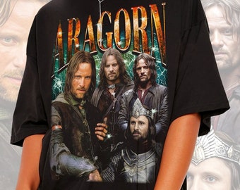 Chemise Aragorn rétro - Tshirt Aragorn, T-shirt Aragorn, T-shirt Aragorn, Sweat Aragorn, Pull Aragorn, Chemise Le Seigneur des anneaux, Aragorn Merch