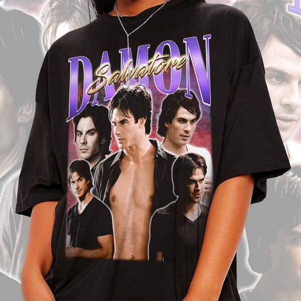 DAMON SALVATORE Shirt, Damon Salvatore T-Shirt, Damon Salvatore Sweatshirt, Damon Salvatore Merch, Diares Sweatshirt, Ian Somerhalder Shirt