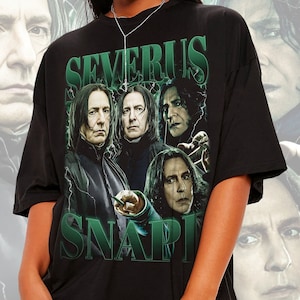 Severus Snape Vintage T-Shirt, Severus Snape Shirt Gift For Women and Man Unisex Movie T-Shirt Vintage 90s Bootleg Homage,