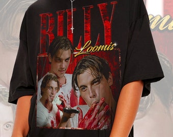 T-shirt vintage Billy Loomis, chemise Scream Billy, chemise Scream Movie, sweat-shirt Scream Movie, chemise Scream rétro, Billy Loomis