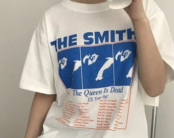 T-shirt esthétique vintage The Smiths, chemise The Smiths rétro, T-shirt vintage musical rétro The Smiths des années 80, T-shirt unisexe