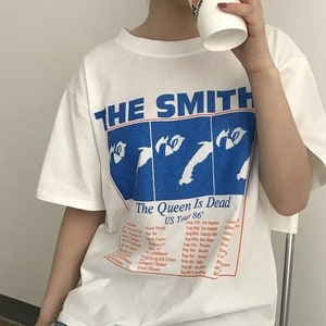 Vintage The Smiths Aesthetic T-Shirt, Retro The Smiths Shirt, The Smiths Shirt 80s Retro Musical Vintage T-Shirt, Unisex T-Shirt zdjęcie 1