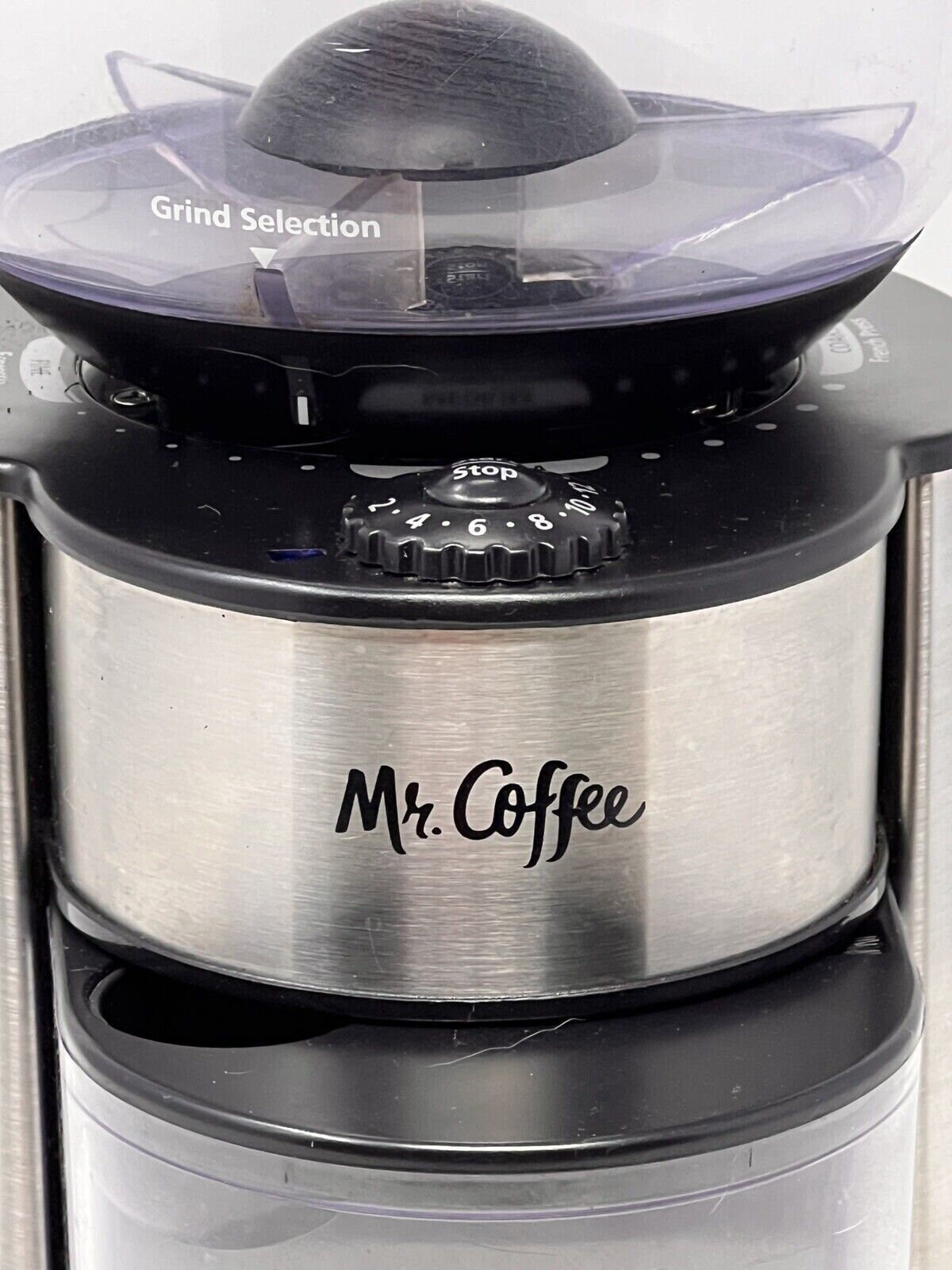 Mr Coffee Automatic Burr Mill Grinder BVMCBMH23 Electric Stainless