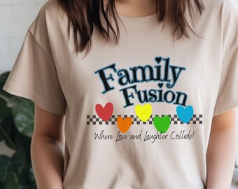 Personalized Family Reunion shirts Family Fusion Custom Family Shirt Matching Family Name tee Family Together Tshirt Retro Family tees