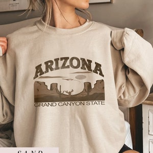 Arizona Desert Sweatshirt or Hoodie, Arizona Sweatshirt, Arizona Hoodie, Cactus Sweatshirt, Desert Sweatshirt, Arizona Gifts, Vintage Hoodie