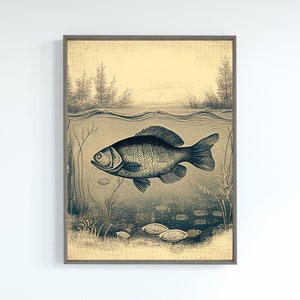 Lake Fish Digital Print